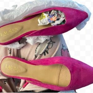 Lauren ralph lauren mules, hot pink, no size, no box!​​​